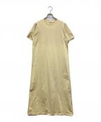 AURALEEオーラリー）の古着「ORGANIC COTTON COMPACT JERSEY ONE-PIECE」｜イエロー