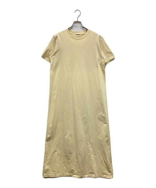 AURALEE（オーラリー）AURALEE (オーラリー) ORGANIC COTTON COMPACT JERSEY ONE-PIECE イエロー サイズ:1の古着・服飾アイテム