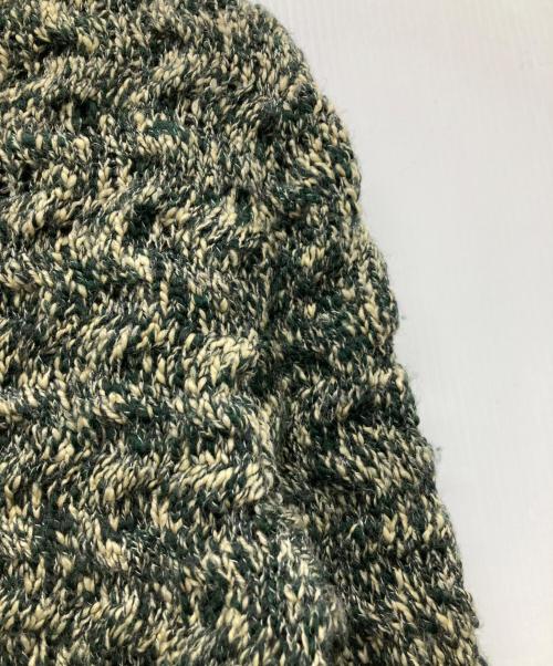 ISSEY MIYAKE（イッセイミヤケ）ISSEY MIYAKE (イッセイミヤケ) ハーフジップニット グリーン サイズ:2の古着・服飾アイテム