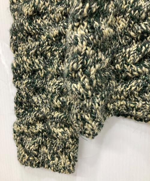 ISSEY MIYAKE（イッセイミヤケ）ISSEY MIYAKE (イッセイミヤケ) ハーフジップニット グリーン サイズ:2の古着・服飾アイテム
