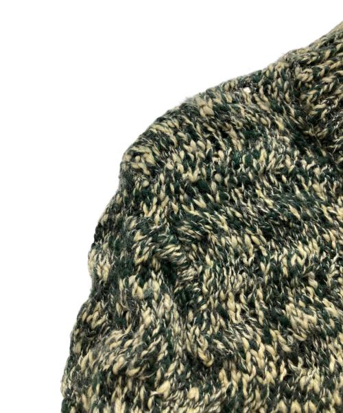 ISSEY MIYAKE（イッセイミヤケ）ISSEY MIYAKE (イッセイミヤケ) ハーフジップニット グリーン サイズ:2の古着・服飾アイテム