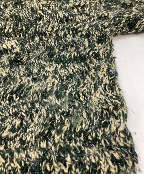 ISSEY MIYAKE（イッセイミヤケ）ISSEY MIYAKE (イッセイミヤケ) ハーフジップニット グリーン サイズ:2の古着・服飾アイテム