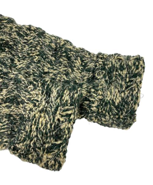 ISSEY MIYAKE（イッセイミヤケ）ISSEY MIYAKE (イッセイミヤケ) ハーフジップニット グリーン サイズ:2の古着・服飾アイテム