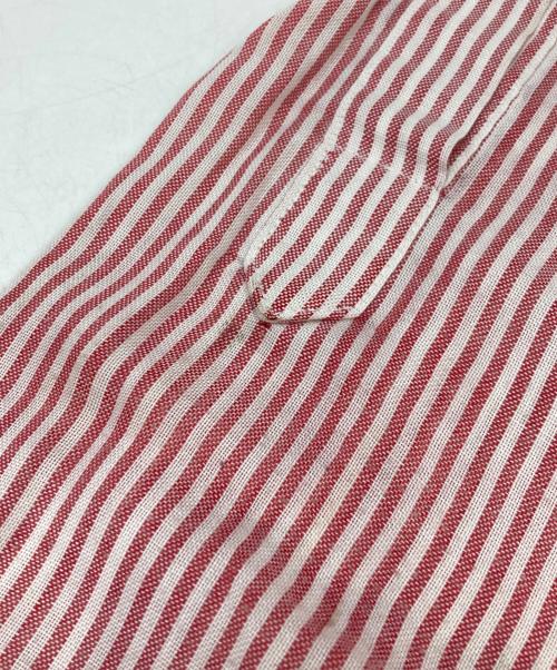 L.L.Bean（エルエルビーン）L.L.Bean (エルエルビーン) ストライプシャツ レッド サイズ:不明の古着・服飾アイテム