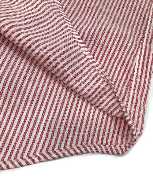 L.L.Bean（エルエルビーン）L.L.Bean (エルエルビーン) ストライプシャツ レッド サイズ:不明の古着・服飾アイテム