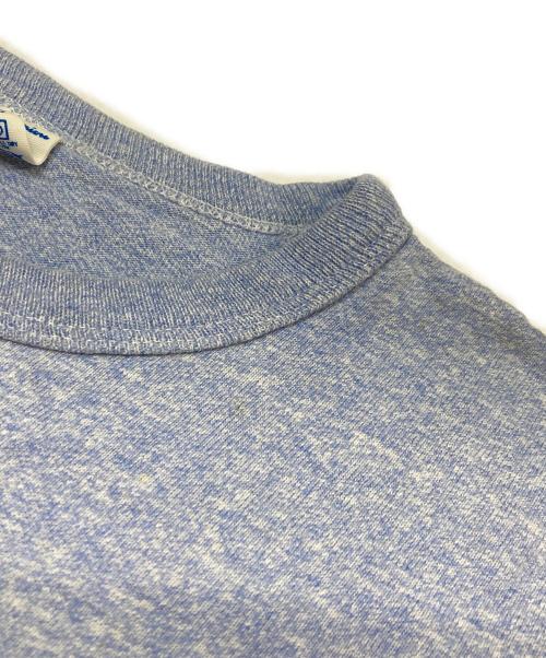 Champion（チャンピオン）Champion (チャンピオン) プリントTシャツ ブルー サイズ:Lの古着・服飾アイテム