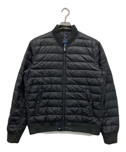 POLO RALPH LAUREN（ポロ・ラルフローレン）POLO RALPH LAUREN (ポロ・ラルフローレン) キルティングボンバージャケット ブラック サイズ:Mの古着・服飾アイテム