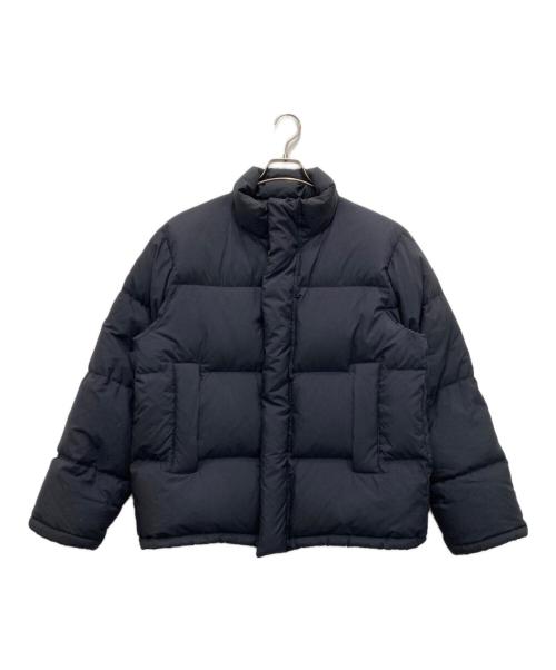 Gymphlex（ジムフレックス）Gymphlex (ジムフレックス) ホワイトグースダウンスタンドカラージャケット ネイビー サイズ:Mの古着・服飾アイテム