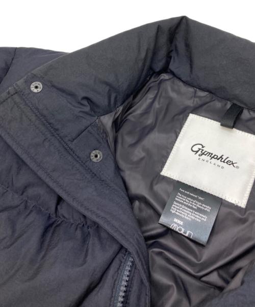 Gymphlex（ジムフレックス）Gymphlex (ジムフレックス) ホワイトグースダウンスタンドカラージャケット ネイビー サイズ:Mの古着・服飾アイテム