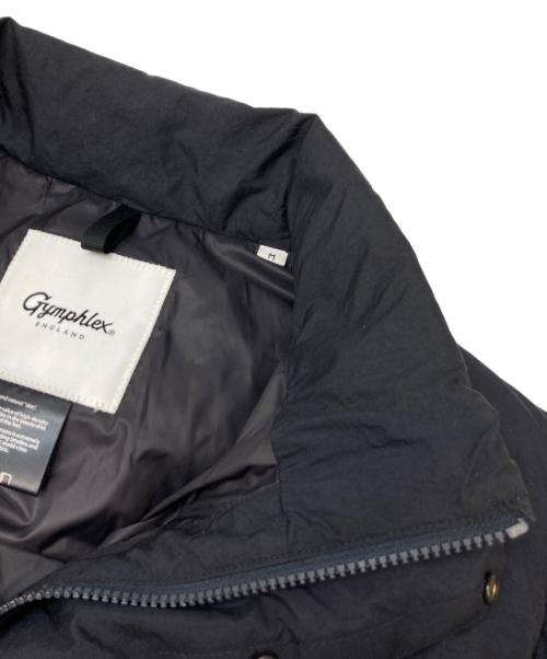 Gymphlex（ジムフレックス）Gymphlex (ジムフレックス) ホワイトグースダウンスタンドカラージャケット ネイビー サイズ:Mの古着・服飾アイテム