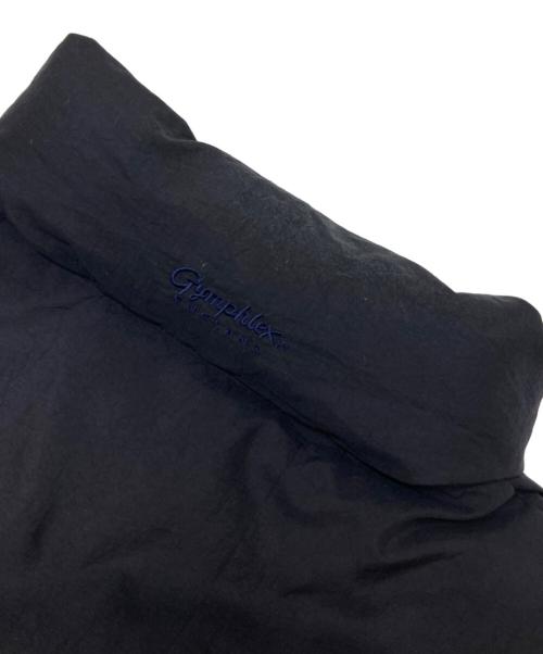 Gymphlex（ジムフレックス）Gymphlex (ジムフレックス) ホワイトグースダウンスタンドカラージャケット ネイビー サイズ:Mの古着・服飾アイテム