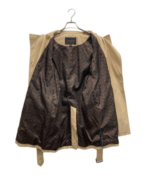 COACH（コーチ）COACH (コーチ) トレンチコート ベージュ サイズ:Mの古着・服飾アイテム