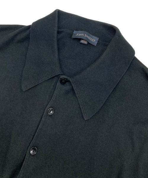 JOHN SMEDLEY（ジョンスメドレー）JOHN SMEDLEY (ジョンスメドレー) ニットポロシャツ ブラック サイズ:XSの古着・服飾アイテム