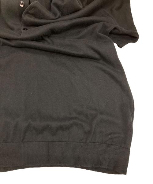 JOHN SMEDLEY（ジョンスメドレー）JOHN SMEDLEY (ジョンスメドレー) ニットポロシャツ ブラック サイズ:XSの古着・服飾アイテム