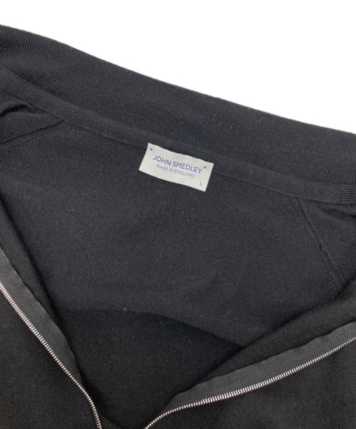 JOHN SMEDLEY（ジョンスメドレー）JOHN SMEDLEY (ジョンスメドレー) ウールドライバーズニット ブラック サイズ:Lの古着・服飾アイテム