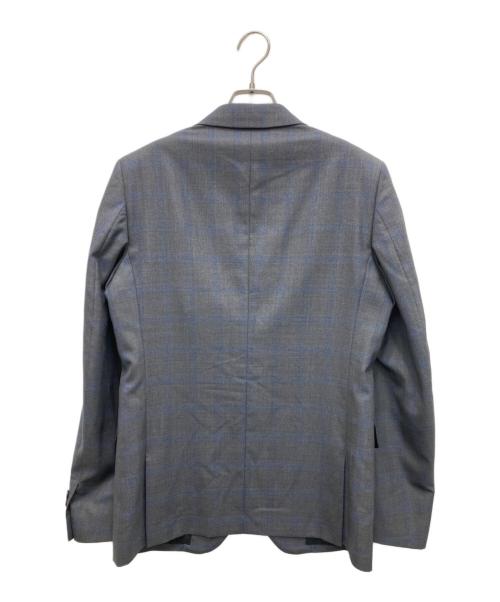 COMME des GARCONS HOMME DEUX（コムデギャルソン オム ドゥ）COMME des GARCONS HOMME DEUX (コムデギャルソン オム ドゥ) チェックテーラードジャケット グレー サイズ:Sの古着・服飾アイテム