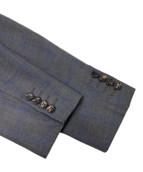 COMME des GARCONS HOMME DEUX（コムデギャルソン オム ドゥ）COMME des GARCONS HOMME DEUX (コムデギャルソン オム ドゥ) チェックテーラードジャケット グレー サイズ:Sの古着・服飾アイテム