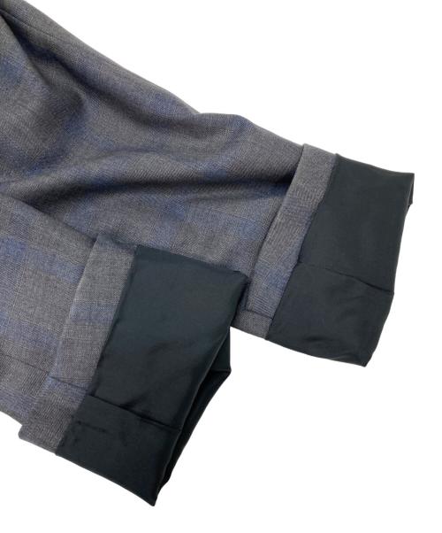 COMME des GARCONS HOMME DEUX（コムデギャルソン オム ドゥ）COMME des GARCONS HOMME DEUX (コムデギャルソン オム ドゥ) チェックテーラードジャケット グレー サイズ:Sの古着・服飾アイテム