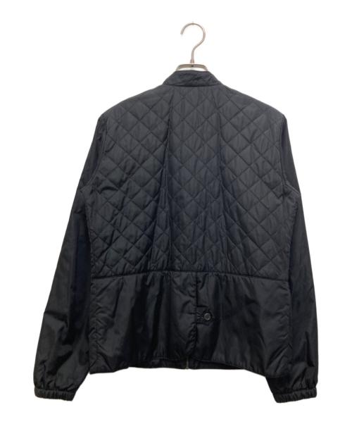 PRADA（プラダ）PRADA (プラダ) 2WAYスタンドカラーライナー付ナイロンジャケット ブラック サイズ:42の古着・服飾アイテム