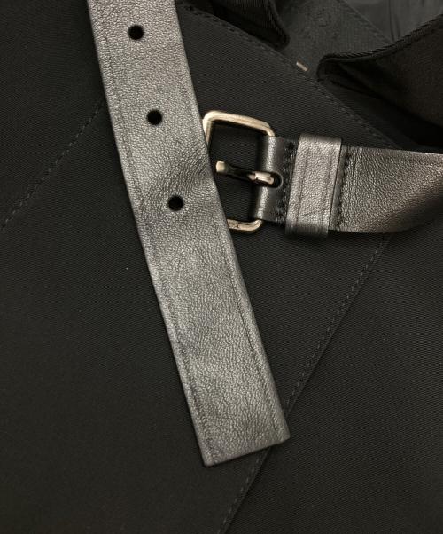 PRADA（プラダ）PRADA (プラダ) 2WAYスタンドカラーライナー付ナイロンジャケット ブラック サイズ:42の古着・服飾アイテム