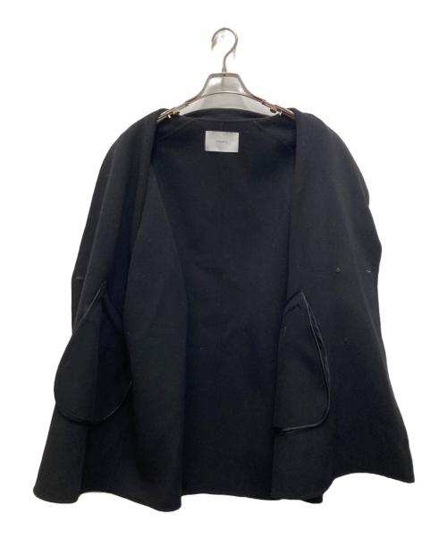 FRAMeWORK（フレームワーク）FRAMeWORK (フレームワーク) ハミルトンリバーテーラードコート ブラック サイズ:36の古着・服飾アイテム