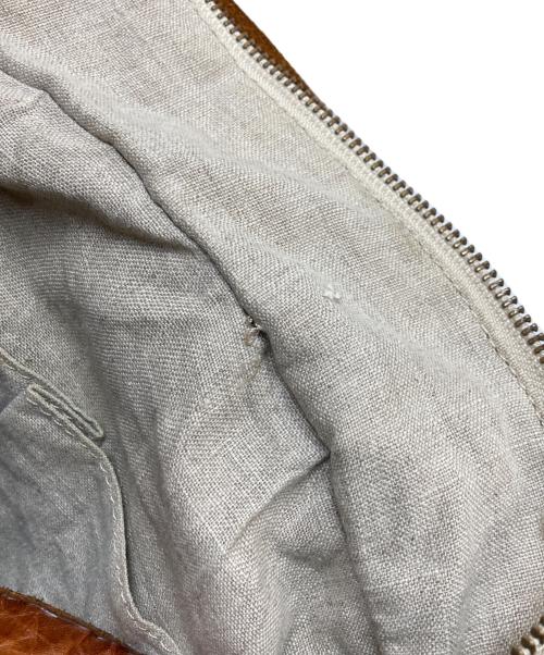 SLOW（スロウ）SLOW (スロウ) インナーバッグ付レザーバッグ ブラウンの古着・服飾アイテム