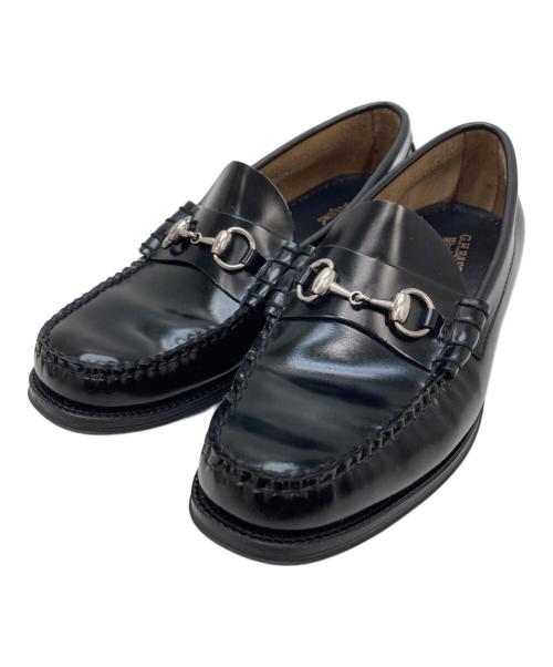 G.H.BASS（ジーエイチバス）G.H.BASS (ジーエイチバス) LINCOLN MOC BIT LOAFER ブラック サイズ:41の古着・服飾アイテム