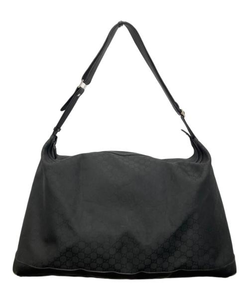 GUCCI（グッチ）GUCCI (グッチ) ボストンバッグ ブラックの古着・服飾アイテム