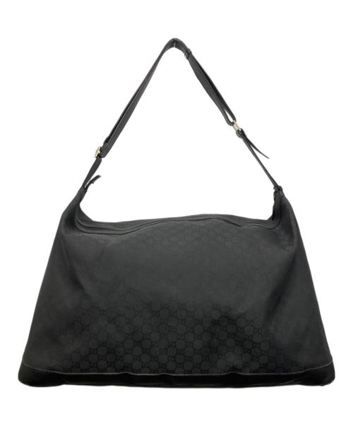 GUCCI（グッチ）GUCCI (グッチ) ボストンバッグ ブラックの古着・服飾アイテム
