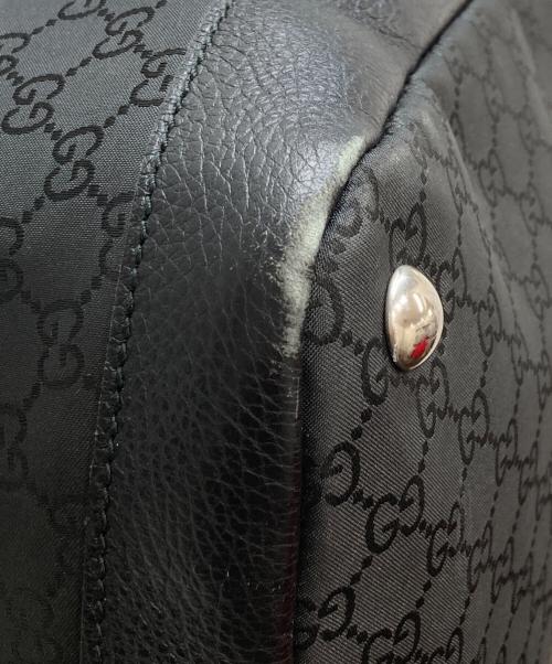 GUCCI（グッチ）GUCCI (グッチ) ボストンバッグ ブラックの古着・服飾アイテム