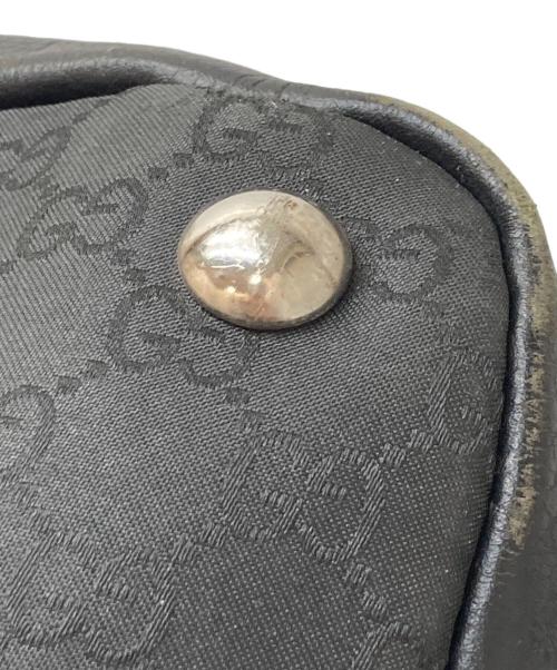 GUCCI（グッチ）GUCCI (グッチ) ボストンバッグ ブラックの古着・服飾アイテム