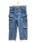 LEVIS SILVERTAB（リーバイス）の古着「ルーズ クロップド カーゴ デニム」｜インディゴ