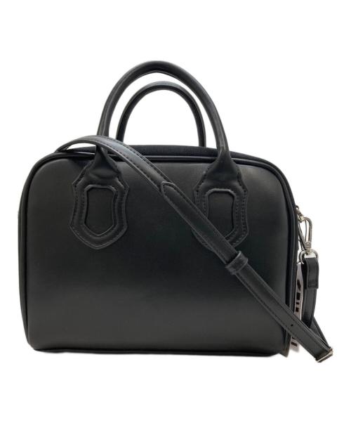 UNITED ARROWS（ユナイテッドアローズ）UNITED ARROWS (ユナイテッドアローズ) チャーム付きミディアム ボストンバッグ ブラックの古着・服飾アイテム