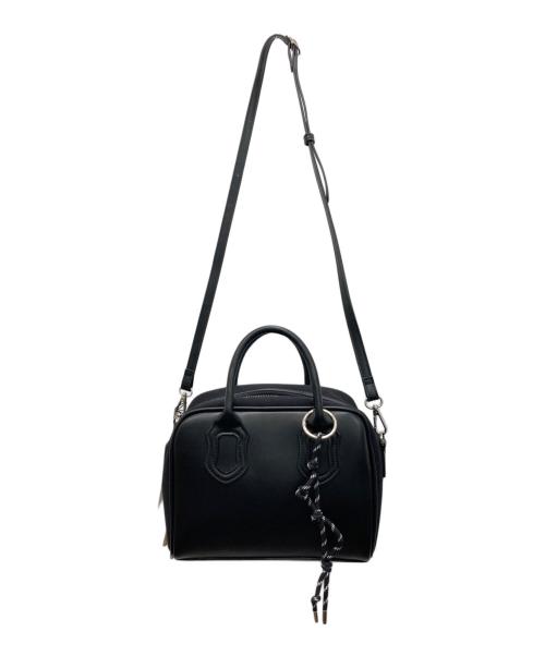 UNITED ARROWS（ユナイテッドアローズ）UNITED ARROWS (ユナイテッドアローズ) チャーム付きミディアム ボストンバッグ ブラックの古着・服飾アイテム