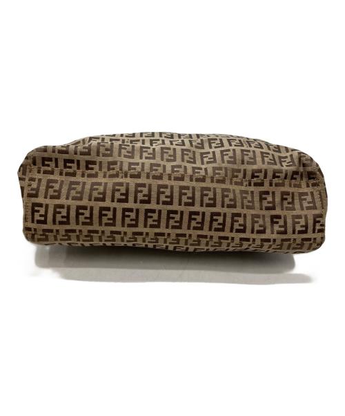 FENDI（フェンディ）FENDI (フェンディ) ズッカ柄キャンパスハンドバッグ ベージュの古着・服飾アイテム