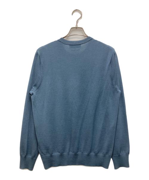 TOMORROW LAND tricot（トゥモローランド トリコ）TOMORROW LAND tricot (トゥモローランド トリコ) スーパーファインメリノウール クルーネックプルオーバー ブルー サイズ:Sの古着・服飾アイテム