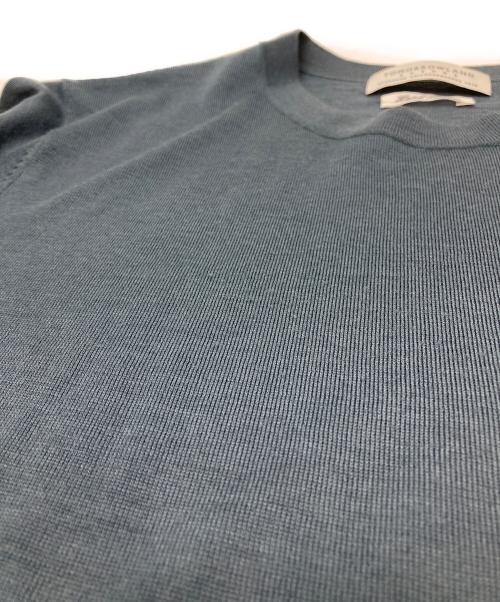 TOMORROW LAND tricot（トゥモローランド トリコ）TOMORROW LAND tricot (トゥモローランド トリコ) スーパーファインメリノウール クルーネックプルオーバー ブルー サイズ:Sの古着・服飾アイテム