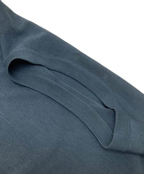 TOMORROW LAND tricot（トゥモローランド トリコ）TOMORROW LAND tricot (トゥモローランド トリコ) スーパーファインメリノウール クルーネックプルオーバー ブルー サイズ:Sの古着・服飾アイテム