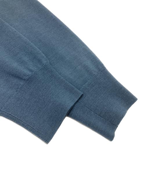TOMORROW LAND tricot（トゥモローランド トリコ）TOMORROW LAND tricot (トゥモローランド トリコ) スーパーファインメリノウール クルーネックプルオーバー ブルー サイズ:Sの古着・服飾アイテム