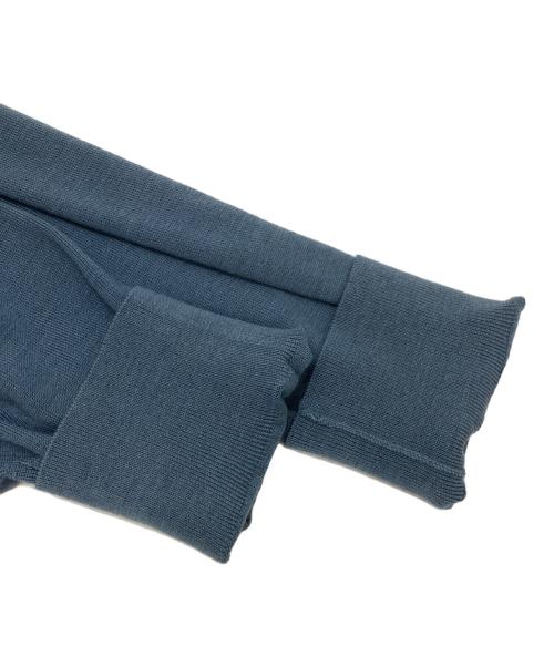 TOMORROW LAND tricot（トゥモローランド トリコ）TOMORROW LAND tricot (トゥモローランド トリコ) スーパーファインメリノウール クルーネックプルオーバー ブルー サイズ:Sの古着・服飾アイテム