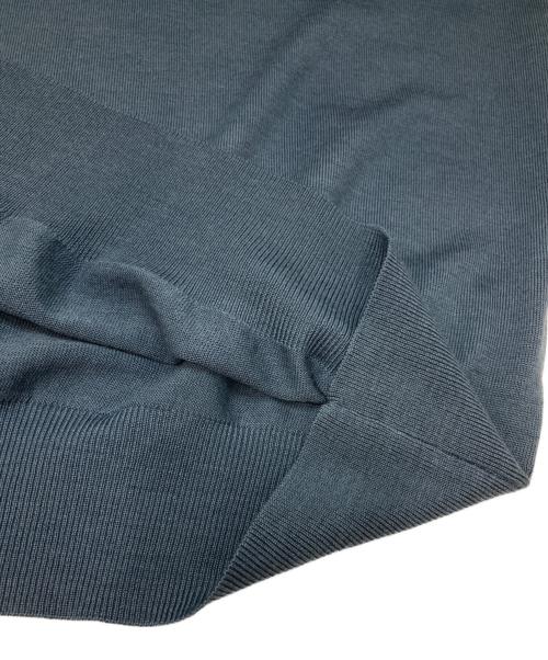 TOMORROW LAND tricot（トゥモローランド トリコ）TOMORROW LAND tricot (トゥモローランド トリコ) スーパーファインメリノウール クルーネックプルオーバー ブルー サイズ:Sの古着・服飾アイテム