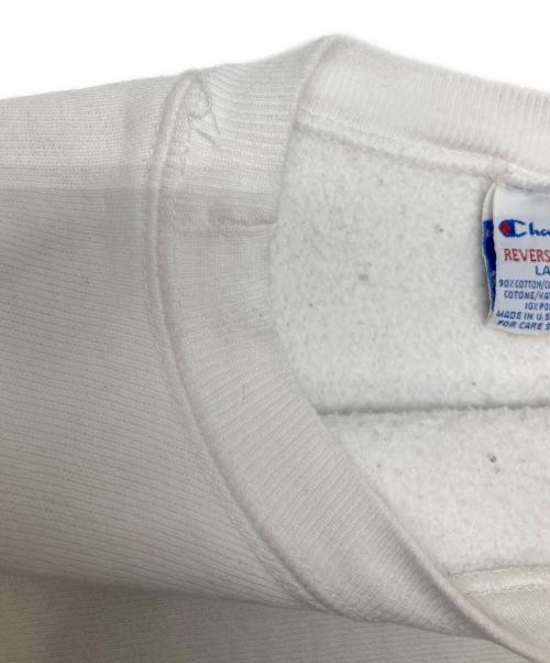 Champion（チャンピオン）Champion (チャンピオン) リバースウィーブスウェット ホワイト サイズ:Lの古着・服飾アイテム