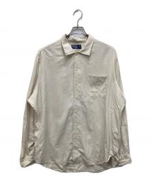 POLO RALPH LAUREN（ポロ・ラルフローレン）の古着「シルクコットンリネンシャツ」｜ベージュ