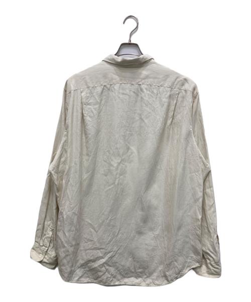 POLO RALPH LAUREN（ポロ・ラルフローレン）POLO RALPH LAUREN (ポロ・ラルフローレン) シルクコットンリネンシャツ ベージュ サイズ:XLの古着・服飾アイテム