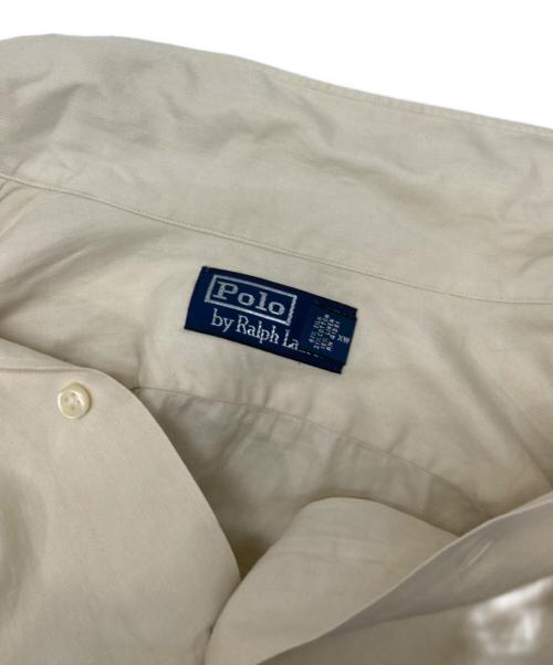 POLO RALPH LAUREN（ポロ・ラルフローレン）POLO RALPH LAUREN (ポロ・ラルフローレン) シルクコットンリネンシャツ ベージュ サイズ:XLの古着・服飾アイテム
