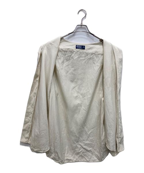 POLO RALPH LAUREN（ポロ・ラルフローレン）POLO RALPH LAUREN (ポロ・ラルフローレン) シルクコットンリネンシャツ ベージュ サイズ:XLの古着・服飾アイテム