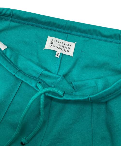 Maison Margiela 10（メゾンマルジェラ 10）Maison Margiela 10 (メゾンマルジェラ 10) サイドライントラックパンツ グリーン サイズ:46の古着・服飾アイテム