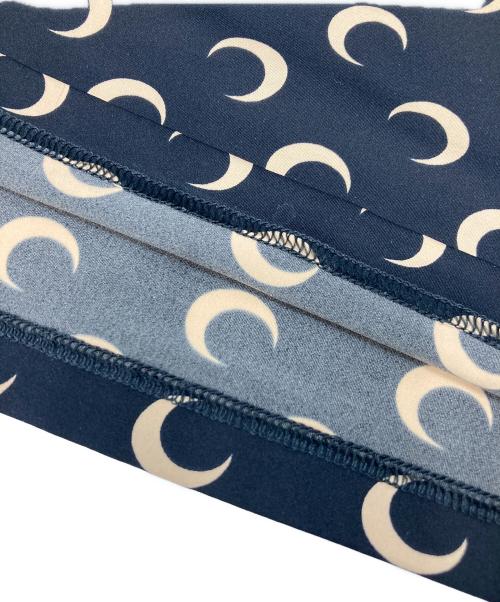 marine serre man（マリーンセル）marine serre man (マリーンセル) ムーンプリントセカンドスキンカットソー ブラック サイズ:Lの古着・服飾アイテム