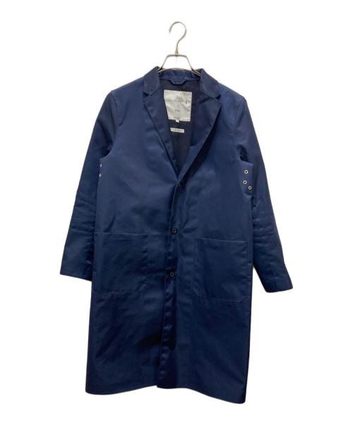 MACKINTOSH（マッキントッシュ）MACKINTOSH (マッキントッシュ) HYKE (ハイク) ゴム引きチェスターコート ネイビー サイズ:1の古着・服飾アイテム