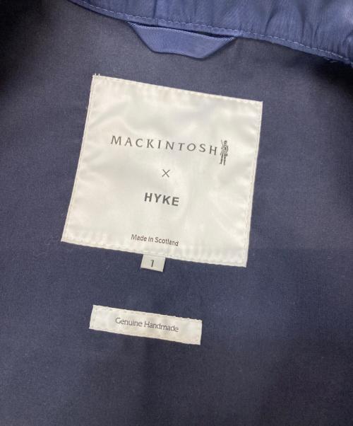 MACKINTOSH（マッキントッシュ）MACKINTOSH (マッキントッシュ) HYKE (ハイク) ゴム引きチェスターコート ネイビー サイズ:1の古着・服飾アイテム